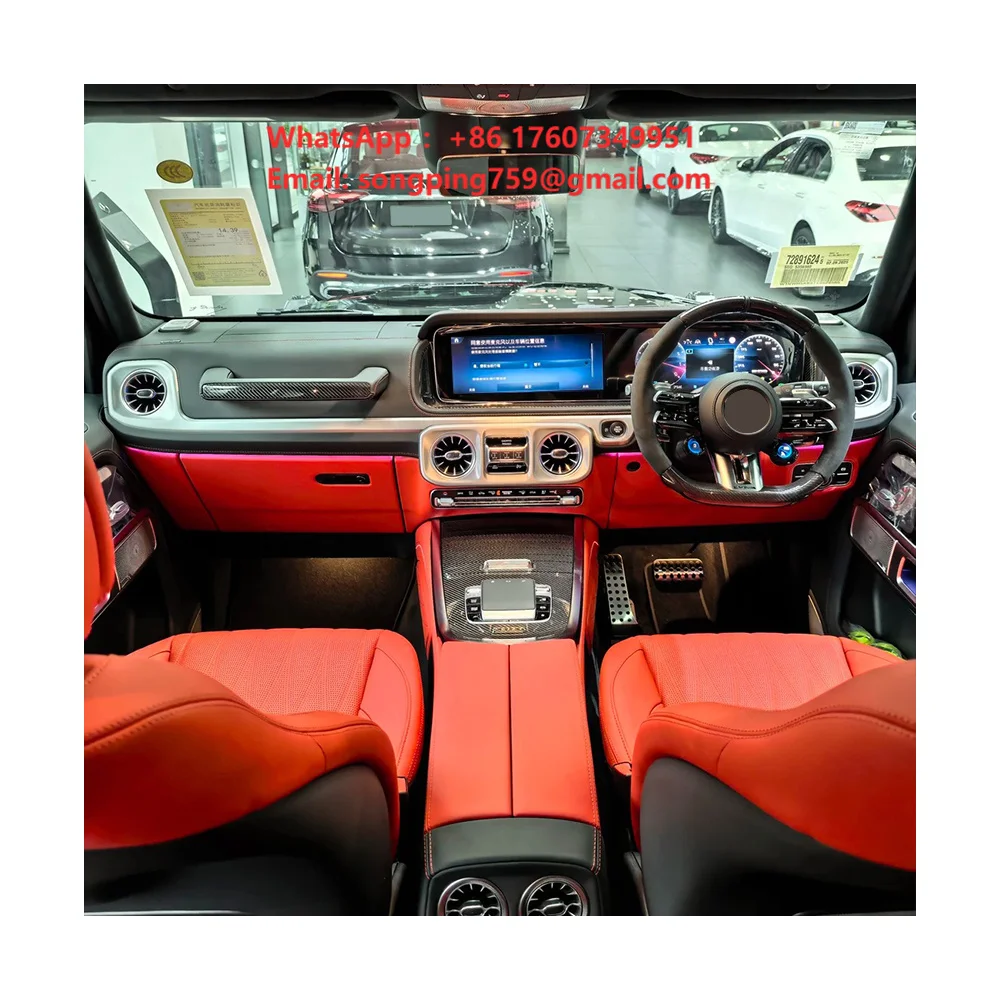 Allspark Full Interior Upgrade Kit for Right-Hand Drive Mercedes G-Class W463 2002-2018 Convert 2025 W465 G63 Luxury Napa