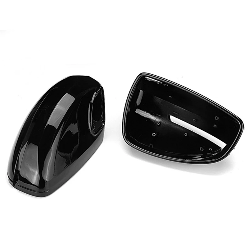 

Glossy Black Car Side Door Rearview Mirror Cover Trim For TT TTS TTRS MK2 8J R8 42 2007-2014