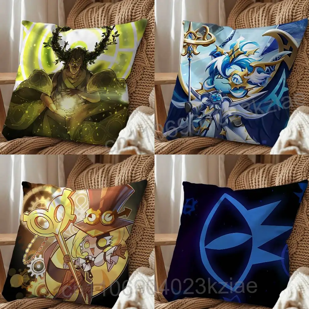 Timekeeper Shadow Milk  Millennial Tree Cookie Pillow Case Anti-dustmite Pillowcase Invisible zipper silky short plush Sofa
