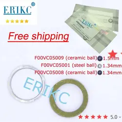 Sealing Rings F00VC99002 Injector Valve O-Ring Repair Kits F00VC05001 1.34mm Steel Ball F00VC05008 F00VC05009 1.5mm for Bosch