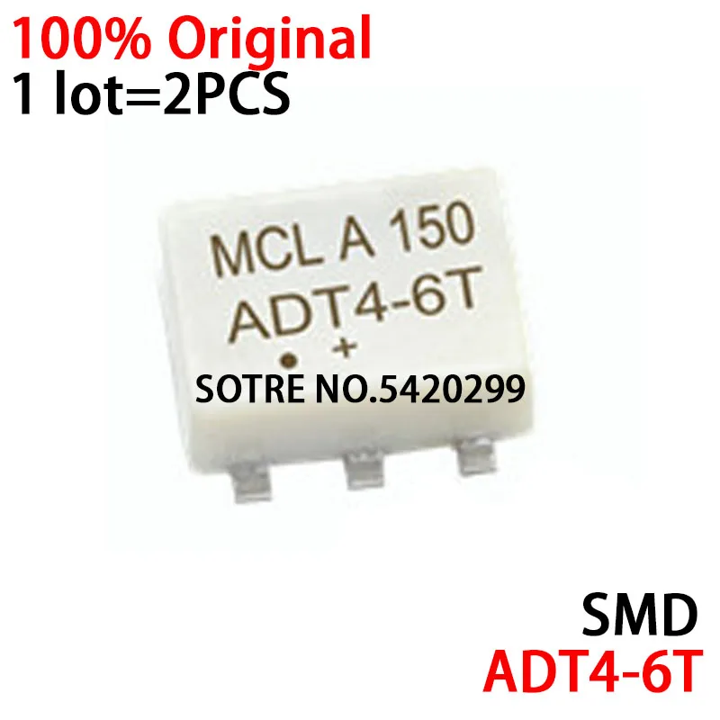 

2PCS ADT4-6T+ SMD ADT4-6 0.06-300MHz SMT RF Transformer New original