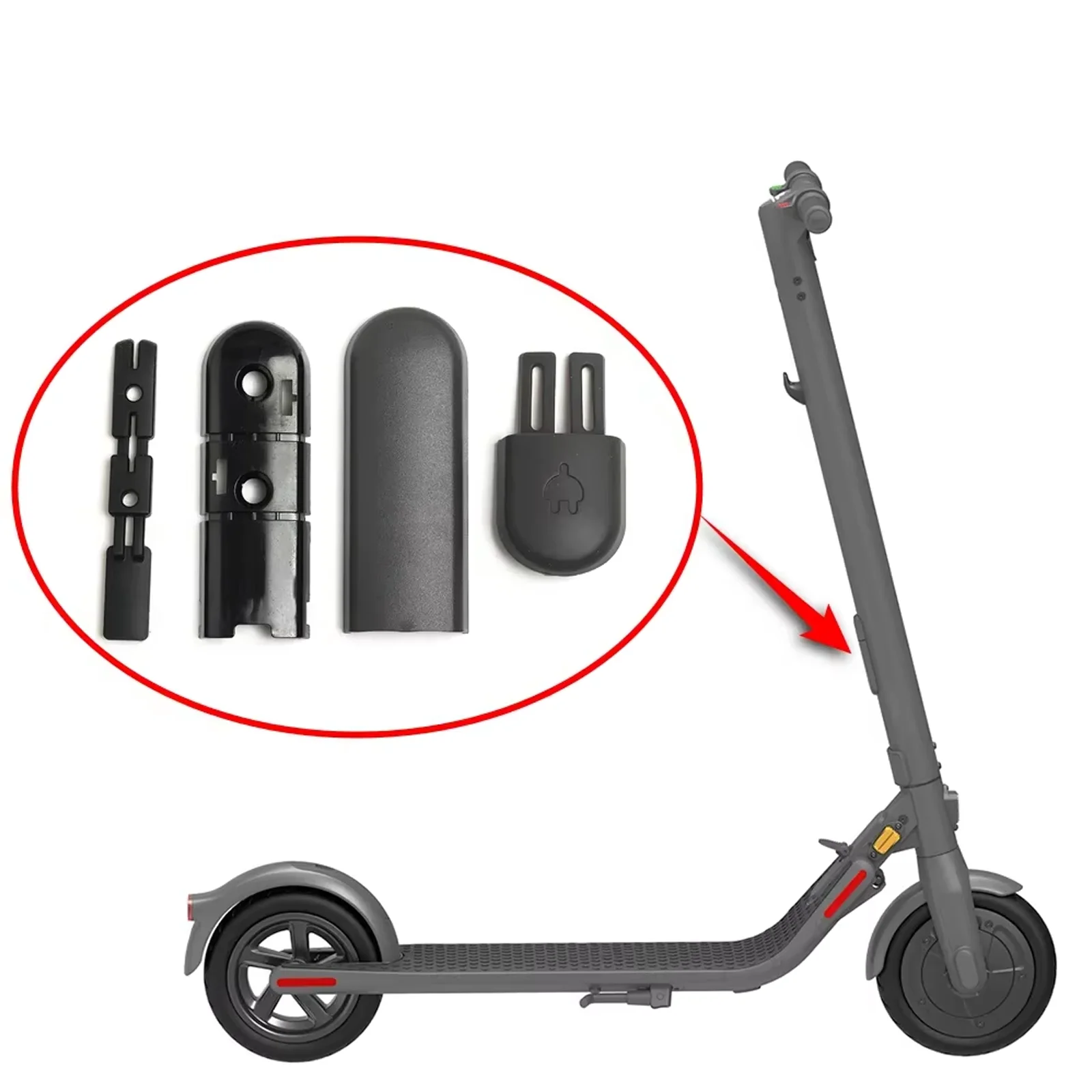 

Оригинальный резиновый разъем для зарядки аккумулятора электрического скутера Ninebot E22/E25/E45, детали в сборе