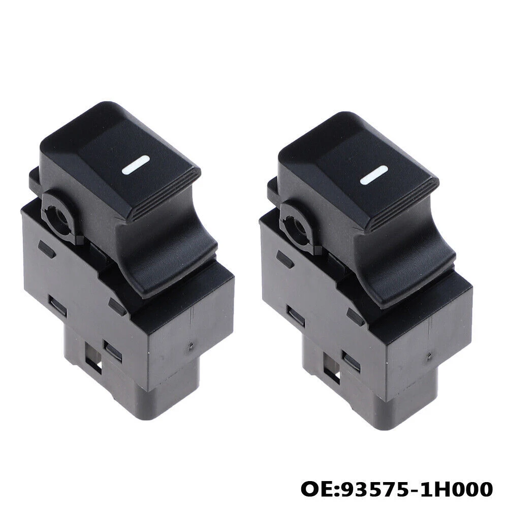 2Pcs Rear Left & Right Window Switch For Kia Sportage SL 2010-2015 93575-1H000 Car Electric Window Switch Replacement Part