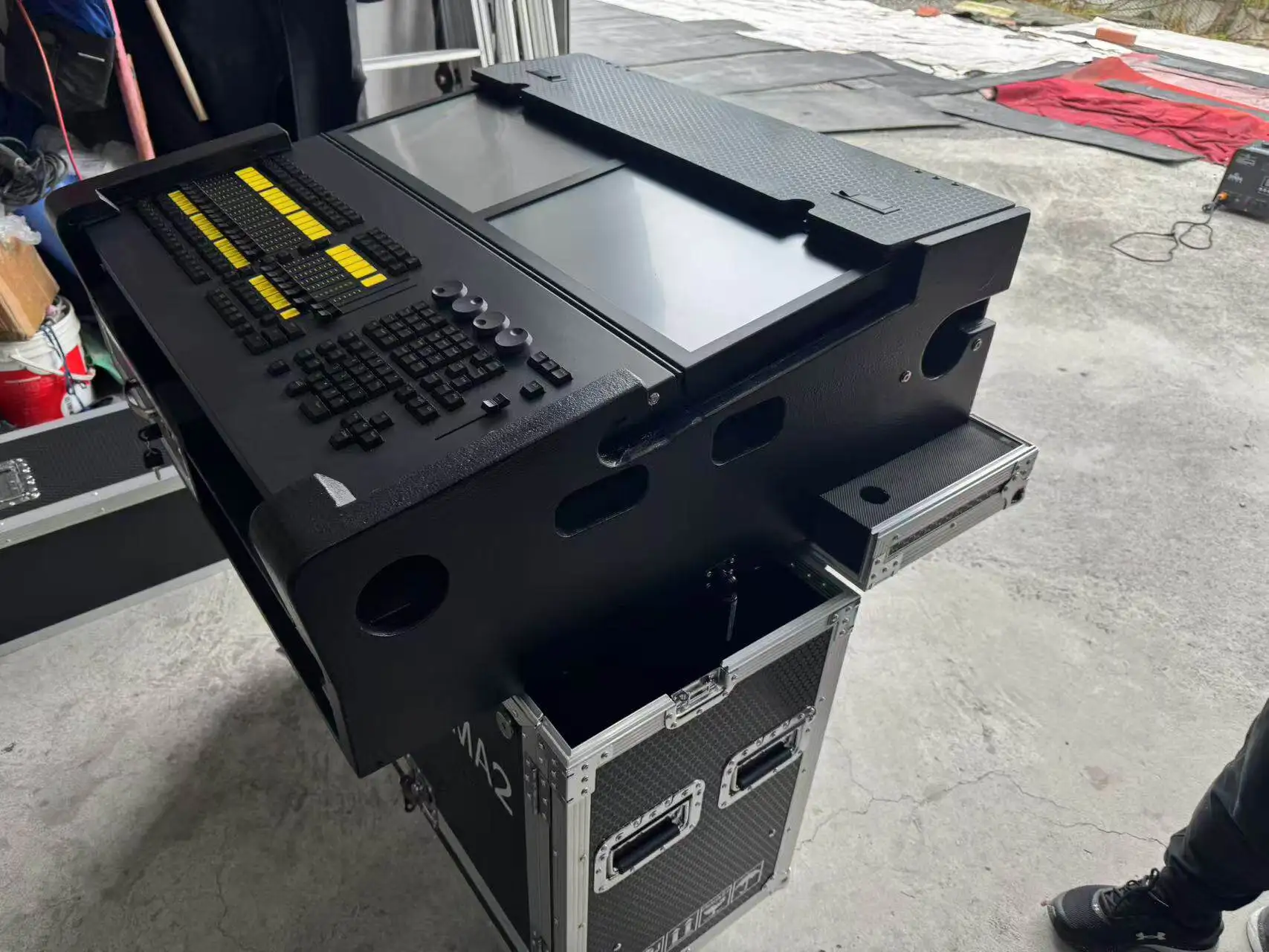 MA2 flight case hydraulic box integrated thickened rainproof and shockproof performance protection cabinet Rick case