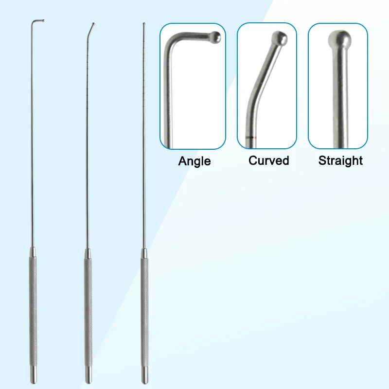 

1pcs 280mm Nerve Root Probe Ball Tip Bone Probe Reuseable Veterinary Orthopedic Surgery Instrument