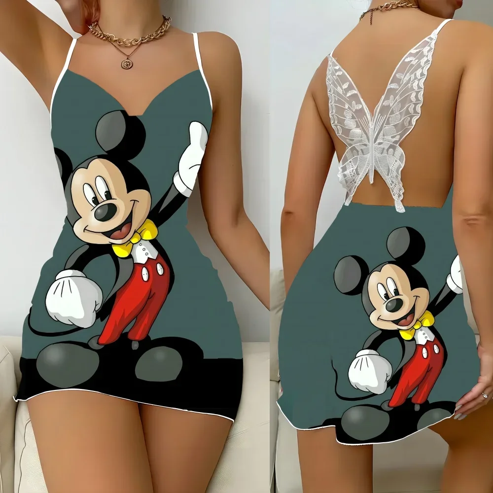 Sleepwear for Women and Sexy Sleep Wear Women Lingerie Sexy Woman Push Up Pajamas Dress Minnie Nightgowns New Pattern Babydoll