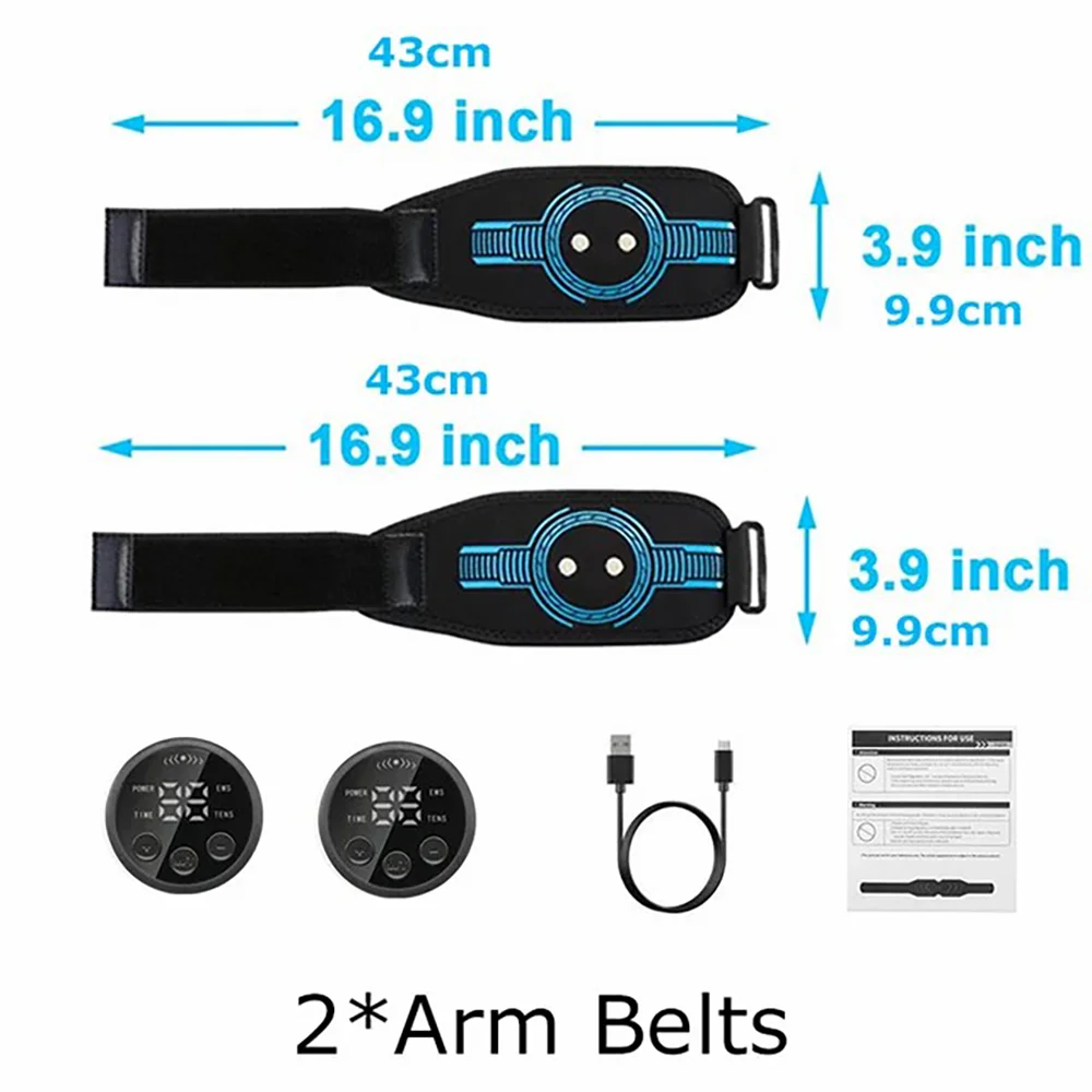 EMS Riem Massage Set Abdominale Fitness Apparaat Intelligente Riem Full Body Spierstimulatie Trainer USB Opladen Versie