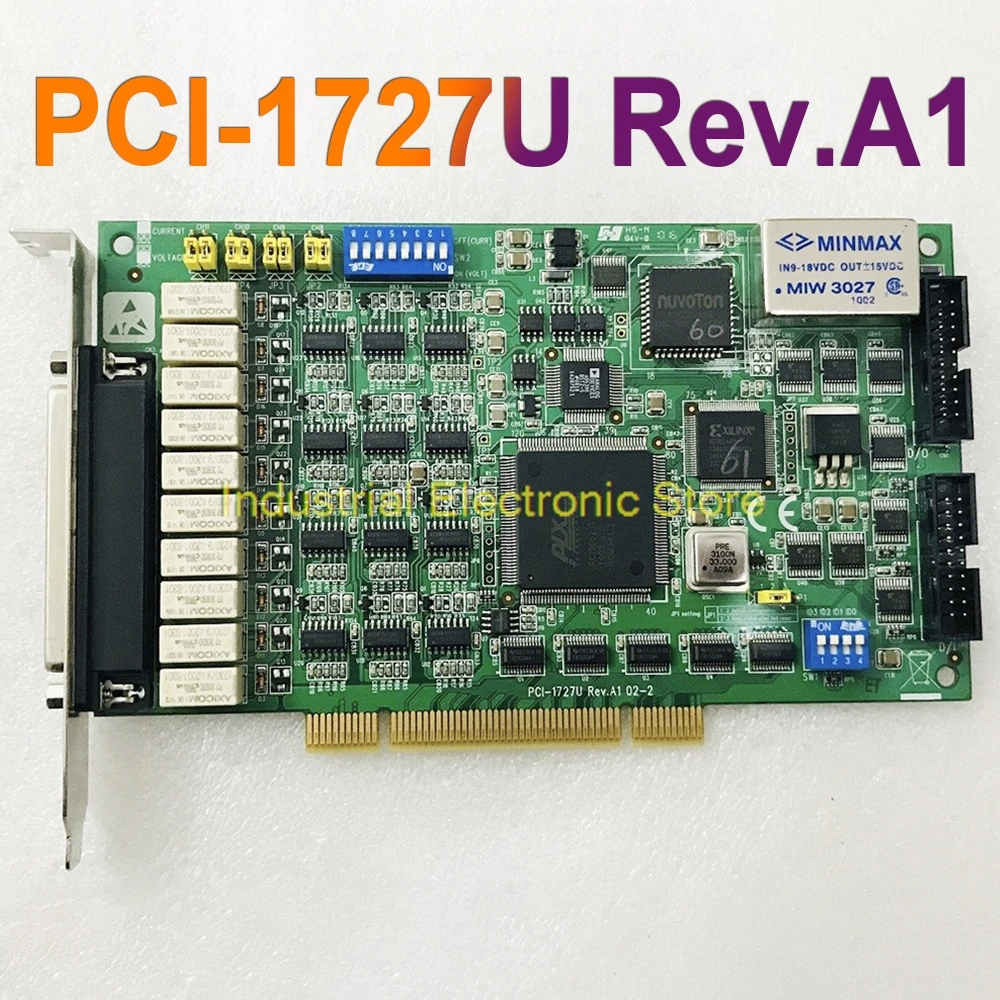 14 Bit Serial Port 12-Channel Analog Output With Digital IO Card For Advantech PCI-1727U Rev.A1