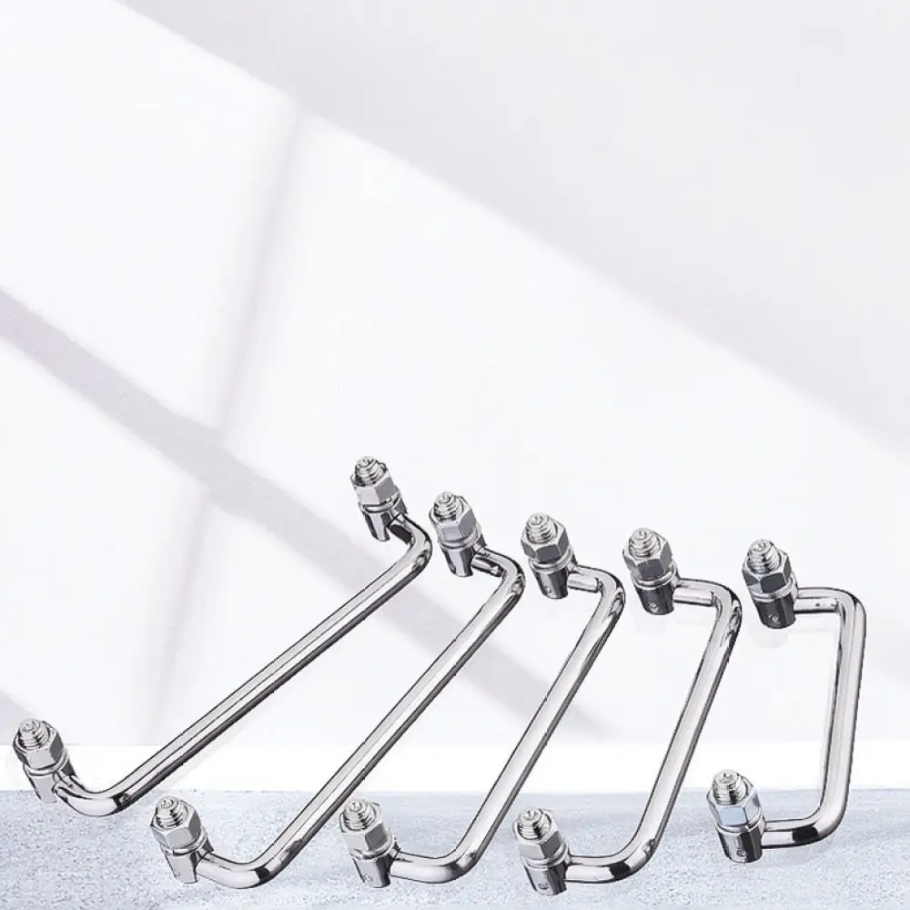 LS506 Folding Grip Industrial Drawer Pull 304 Stainless Steel Carbon Steel Flush Mount For Equipment Toolbox Case