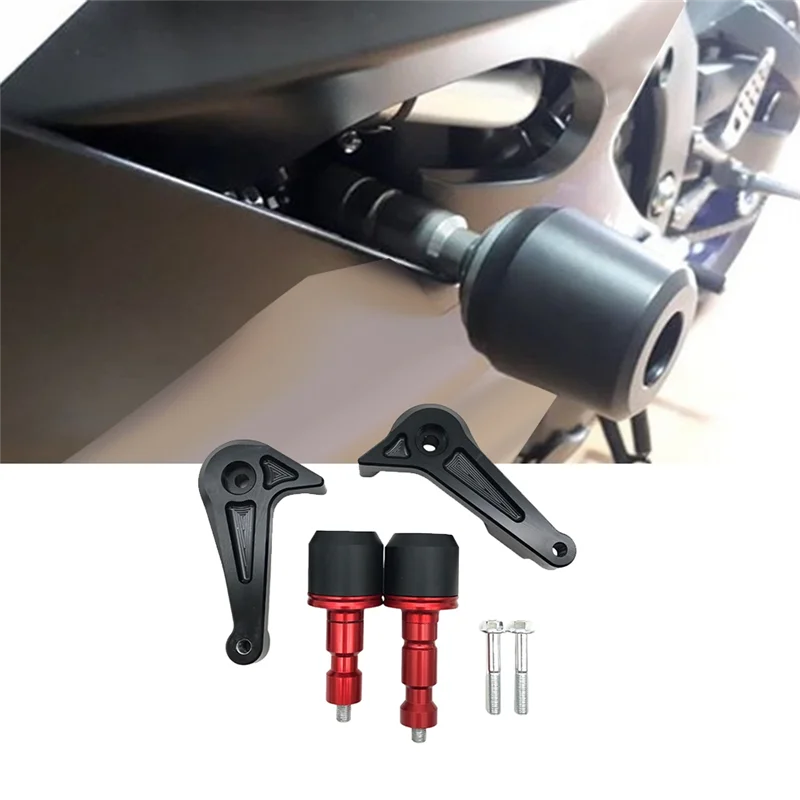 

Motorcycle Aluminium Alloy Falling Protection Frame Slider Crash Pad Protector For YZF-R6 2017-2022 Parts Red