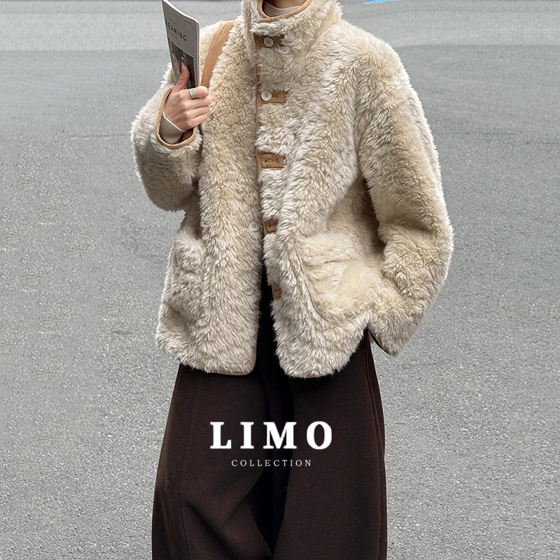 

LIMO 2025 Winter Thickened Reversible Faux Fur Leather Jacket Women's Two Sided Wear Coat For Daily Commute Street Fashion