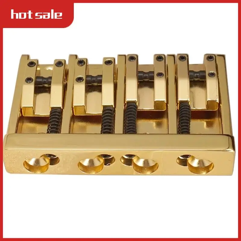 

AC22-A Set Of Gold 4 Strings Bass Bridge Guitar Strings Bridge Guitar Accessories Parts Musical Instrument