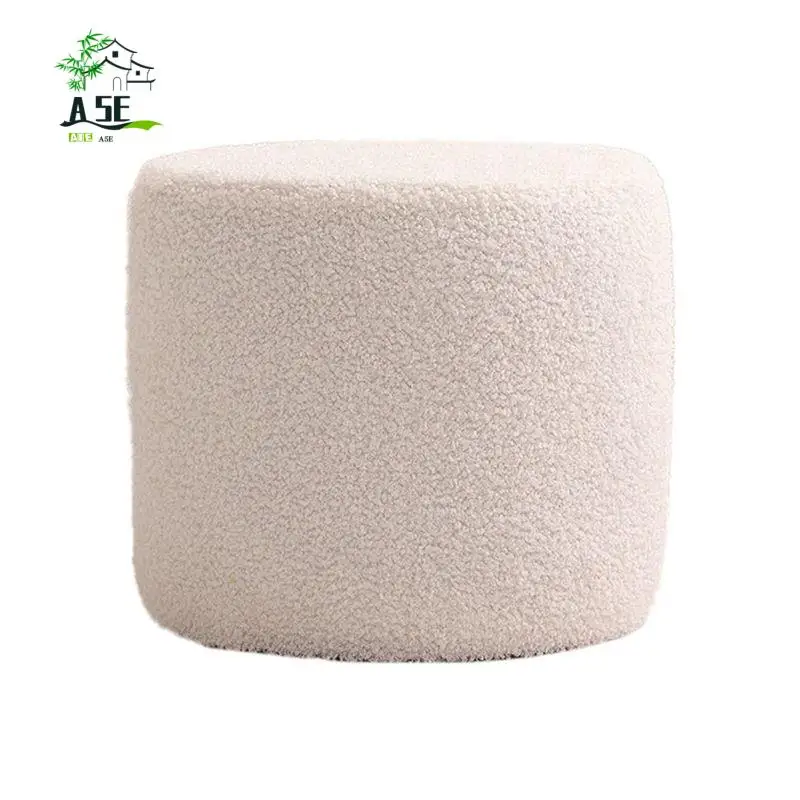 

A05E-Мягкий пуф оттоманки — удобная подставка для ног из пенопласта для гостиной, стола, дивана — белый