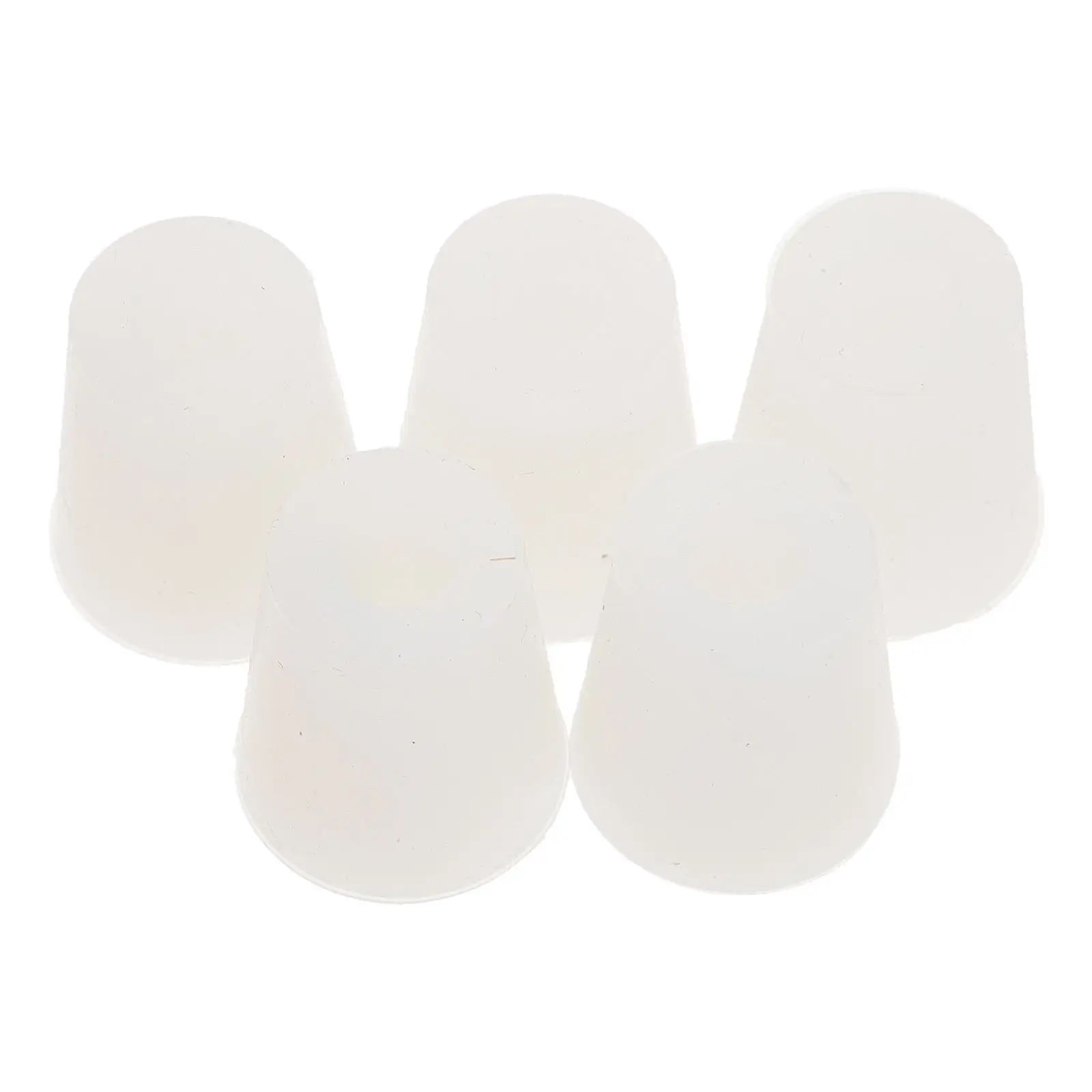 5Pcs Food Grade Silicone Plugs Small Lightweight Sealing Caps for Test Tubes Laboratory Use Odor Insect Resistant Food Storage