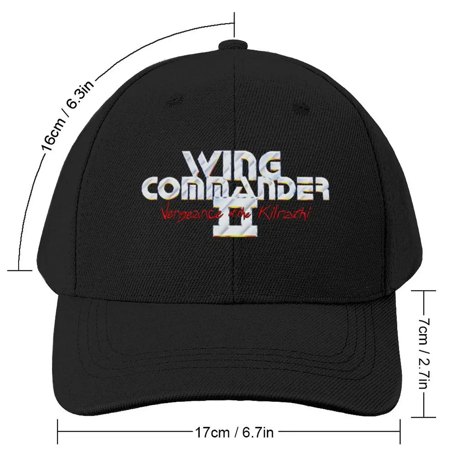 Wing Commander II: Vengeance of the Kilrathi Baseball Cap Custom Cap Christmas Hat Golf Wear Men Women's