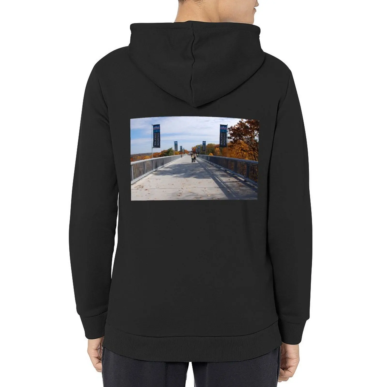 

Walkway Over the Hudson Hoodie mens clothes autumn clothes men clothes korean style pullover hoodies
