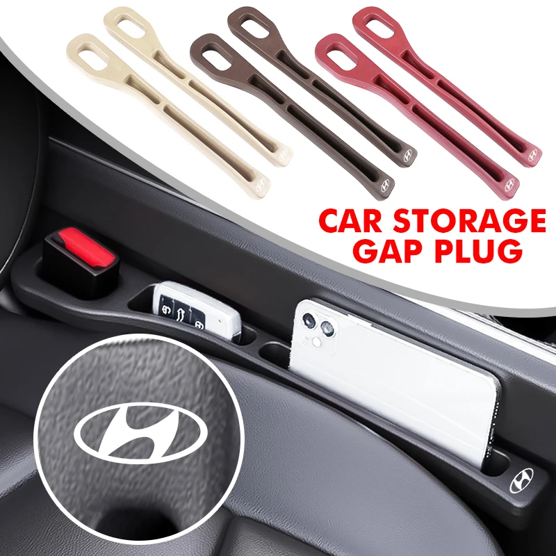 Tiras de relleno para espacio de asiento de coche, tiras de relleno a prueba de fugas, accesorios organizadores interiores para Hyundai i10 i20 i30 i40 ix20 ix35