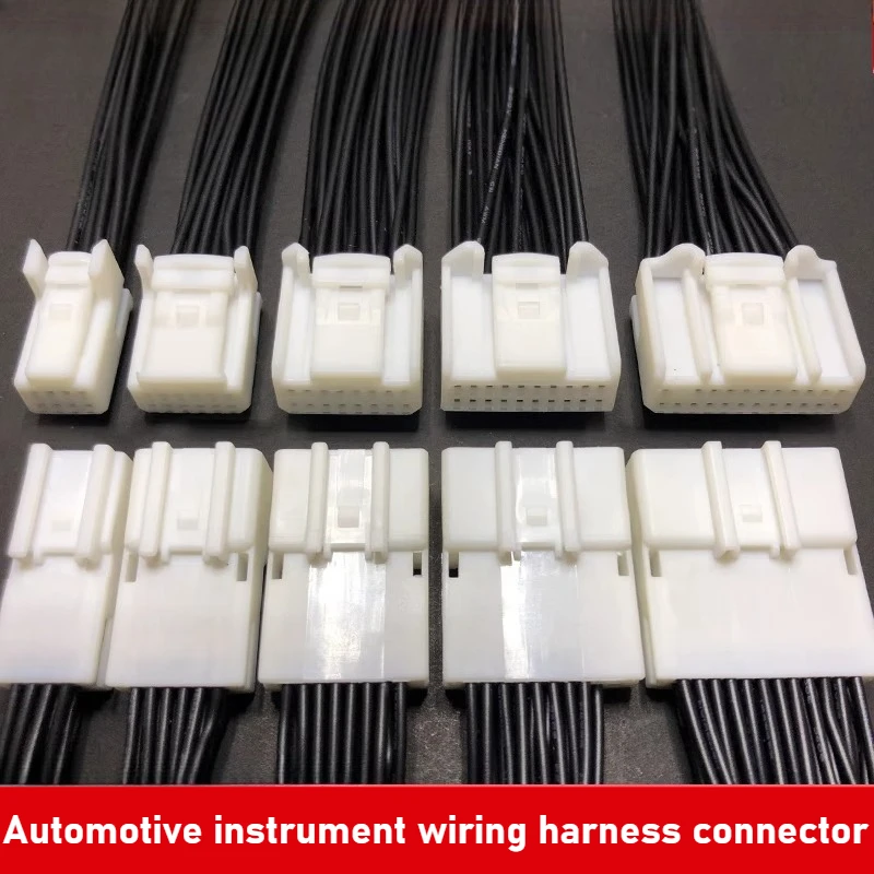 DJ7086S-0.7 السيارات أداة تسخير موصل 8p وسائل الإعلام الملاحة التوصيل 12pTE موصل 40 حفرة #1