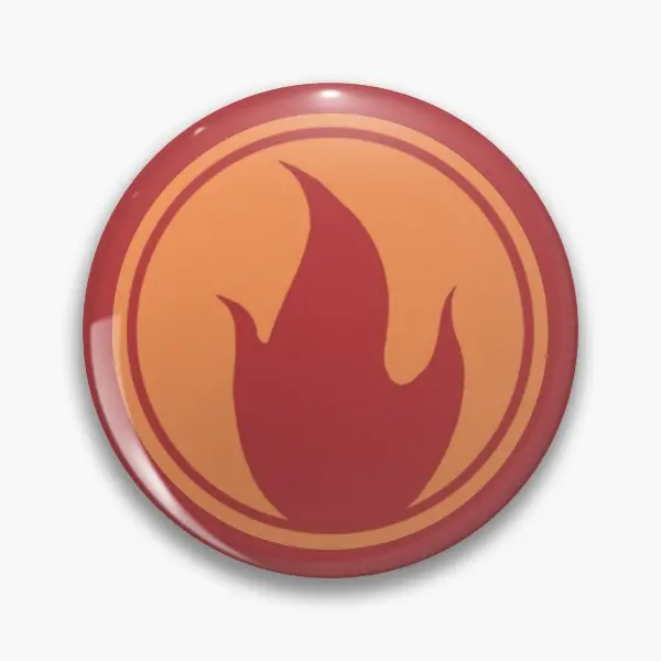 Team Fortress 2 Pyro-Pin przycisk typu Soft, czerwony symbol, klapka, prezent, uroczy kochanek, kapelusz kreskówka, flagowy, zabawna modna broszka