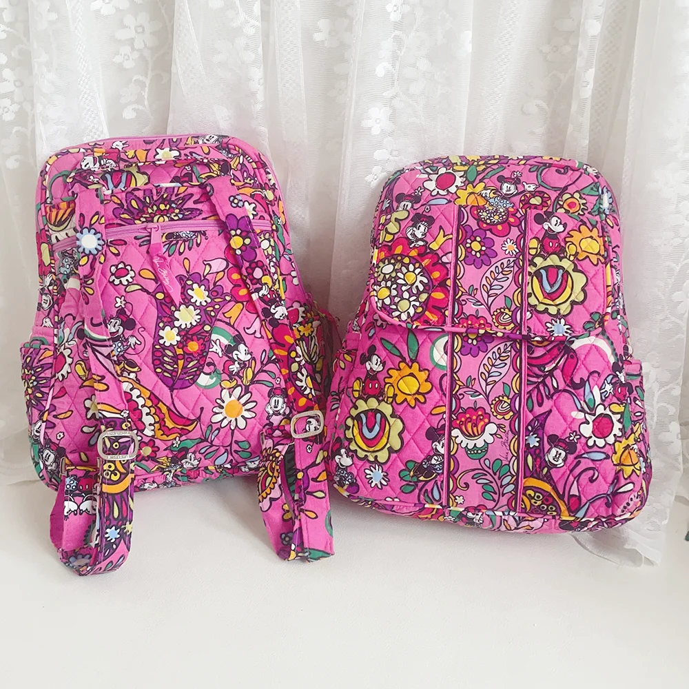 VB environmentally friendly pure cotton printed limited edition patterns and colors, super cute and cute backpack for travel, cu