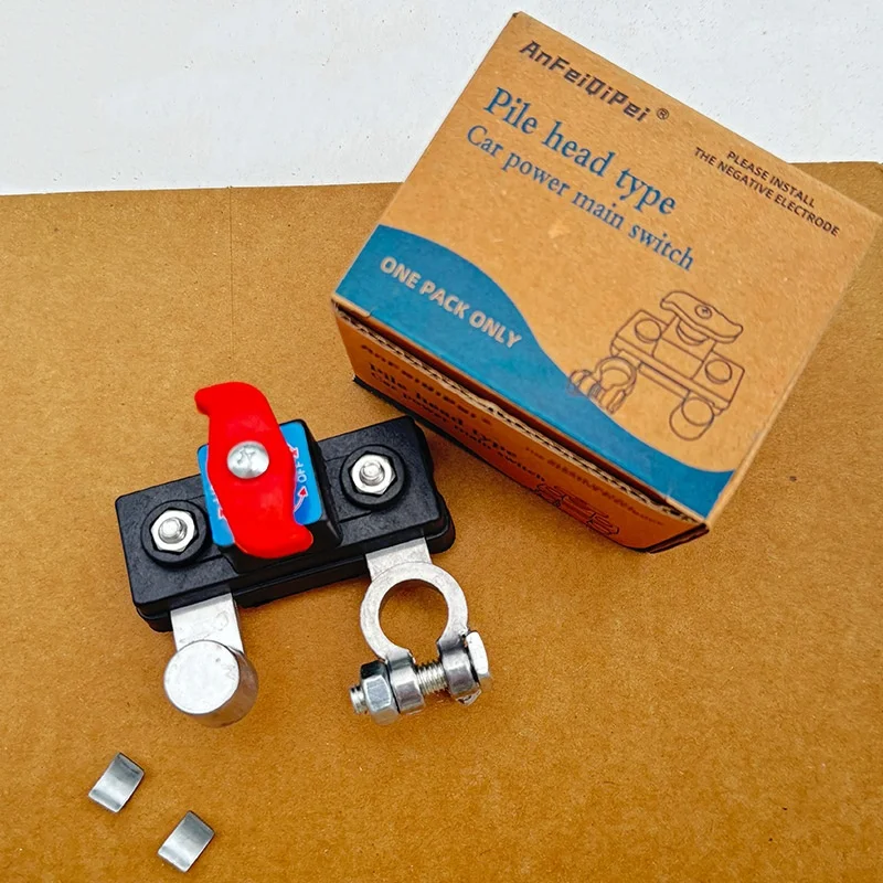 Batería de doble voltaje de 12V y 24V, interruptor de corte maestro, estructura de aleación de Zinc, herramienta de desconexión de poste negativo, perilla gratis, diseño PCB