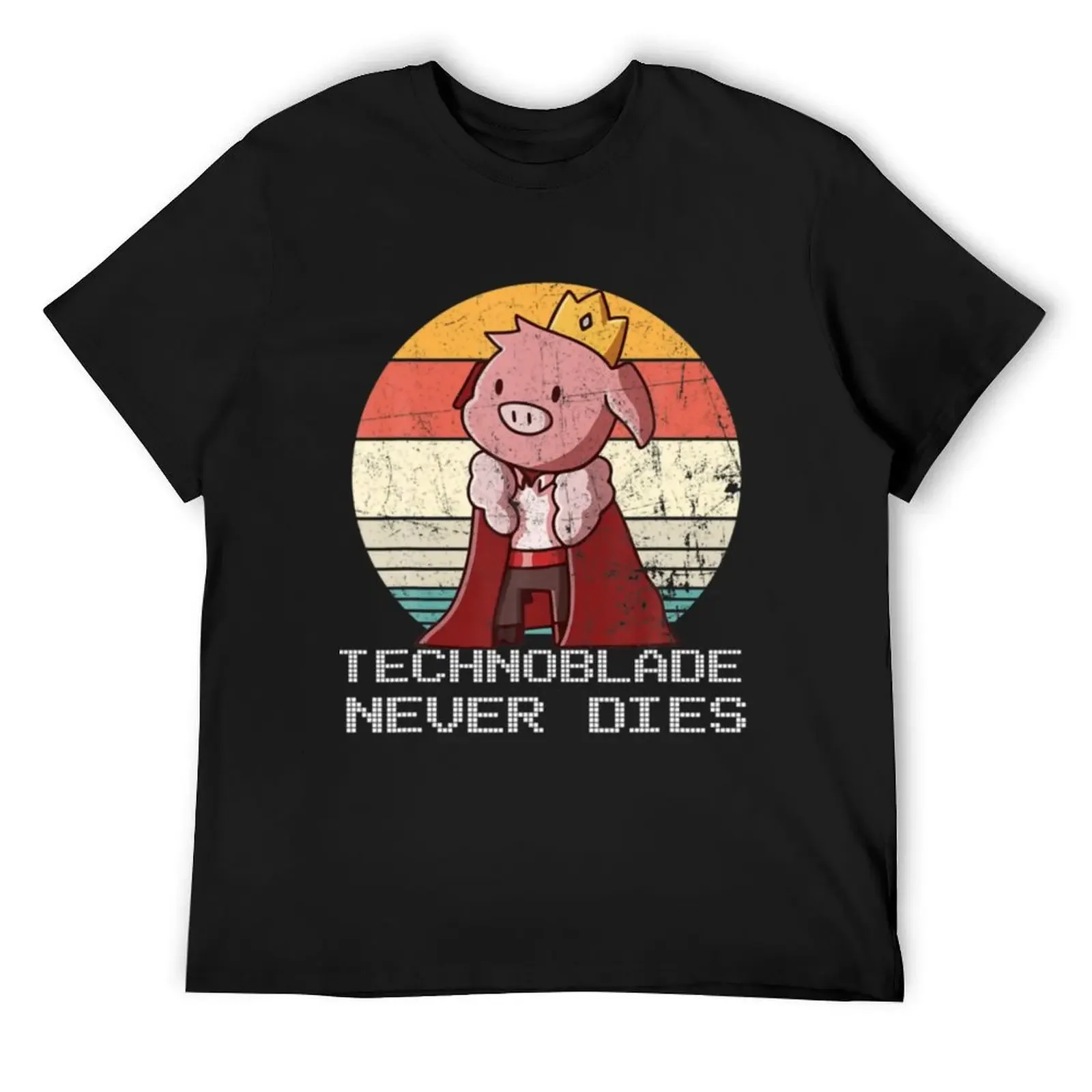 Technoblade Never Dies T-Shirt aesthetic clothes summer tops plain black t shirts men