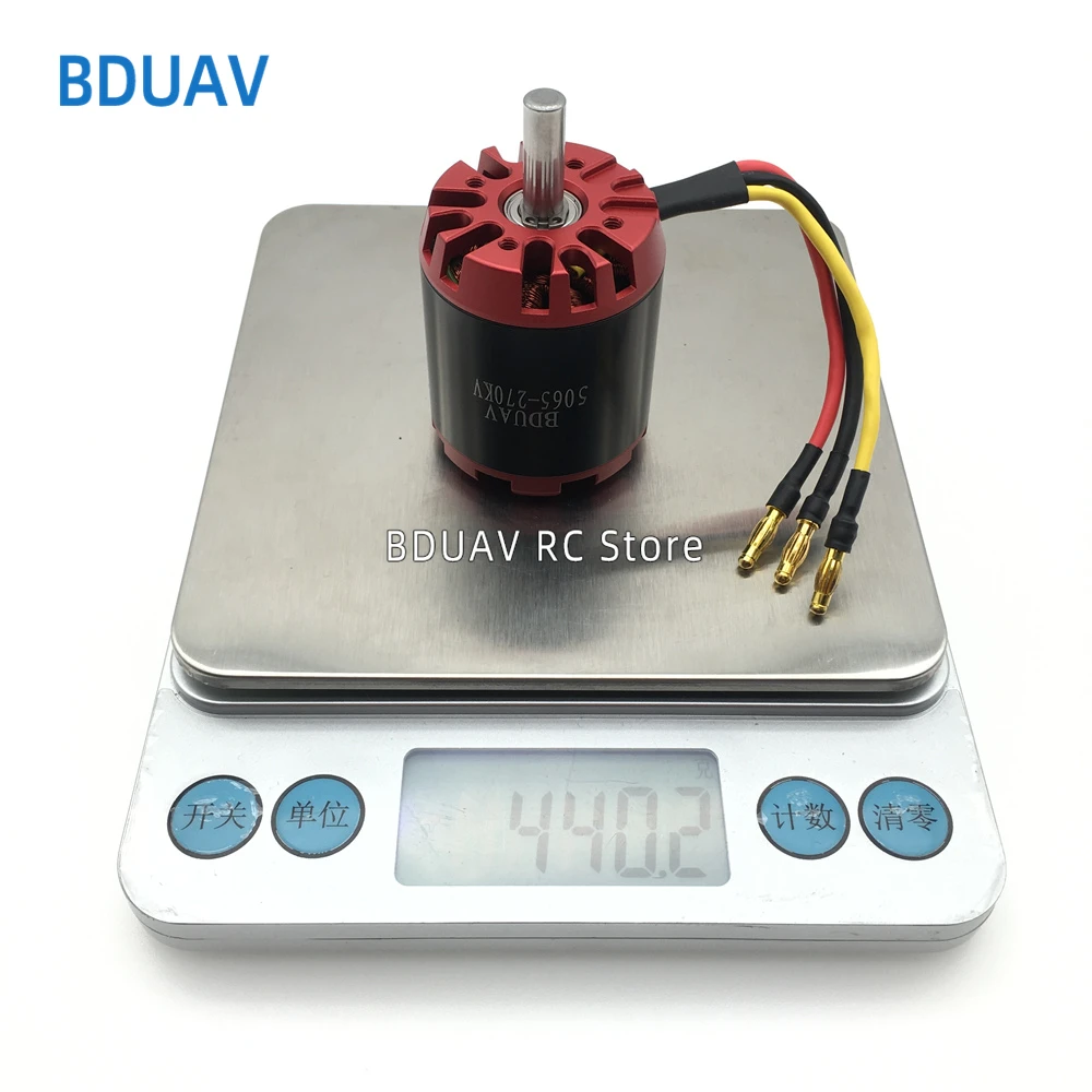 1 Pcs 5065 200KV 270KV 320KV 6-12S Bldc Outrunner Borstelloze Motor Red Sensored Voor Elektrische Sktaeboard Balancing scooter Stuwkracht