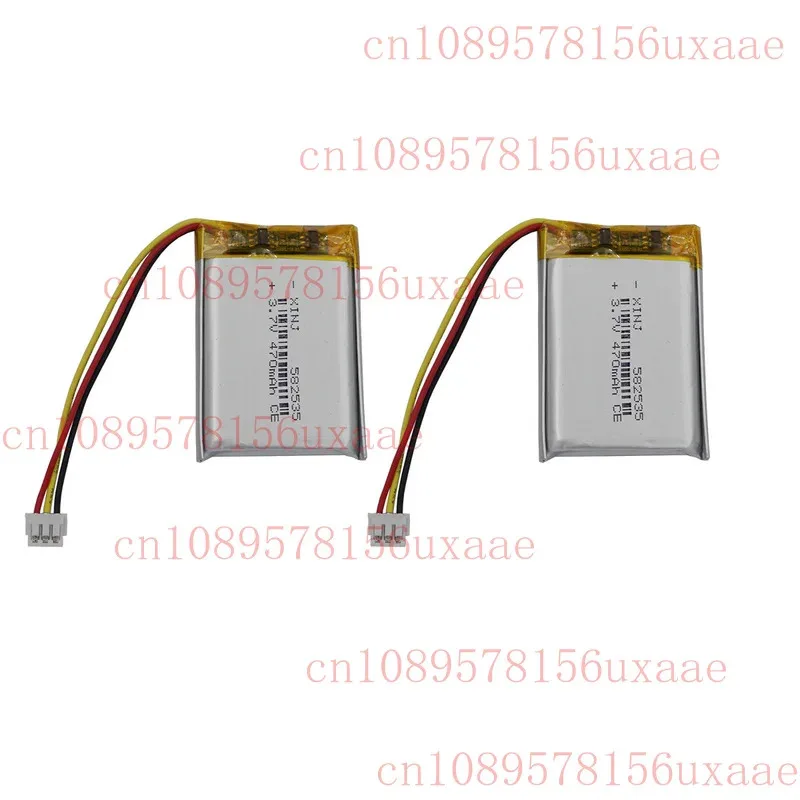 

XMSJ 2 шт. 3,7 В 470 мАч 1,73 Втч литиевая батарея 582535 JST 3Pin 1,5 для Bluetooth умных часов