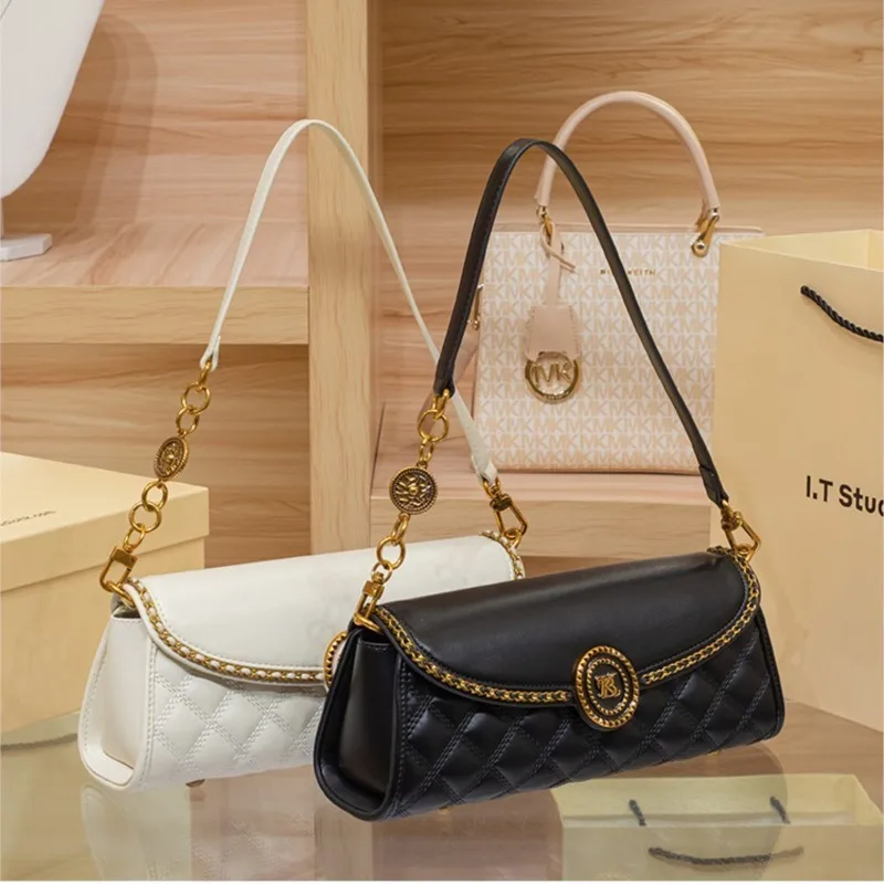 Women's handbag designer underarm bag, women's 2024 new high-end texture handbag, autumn and winter crossbody shoulder bag