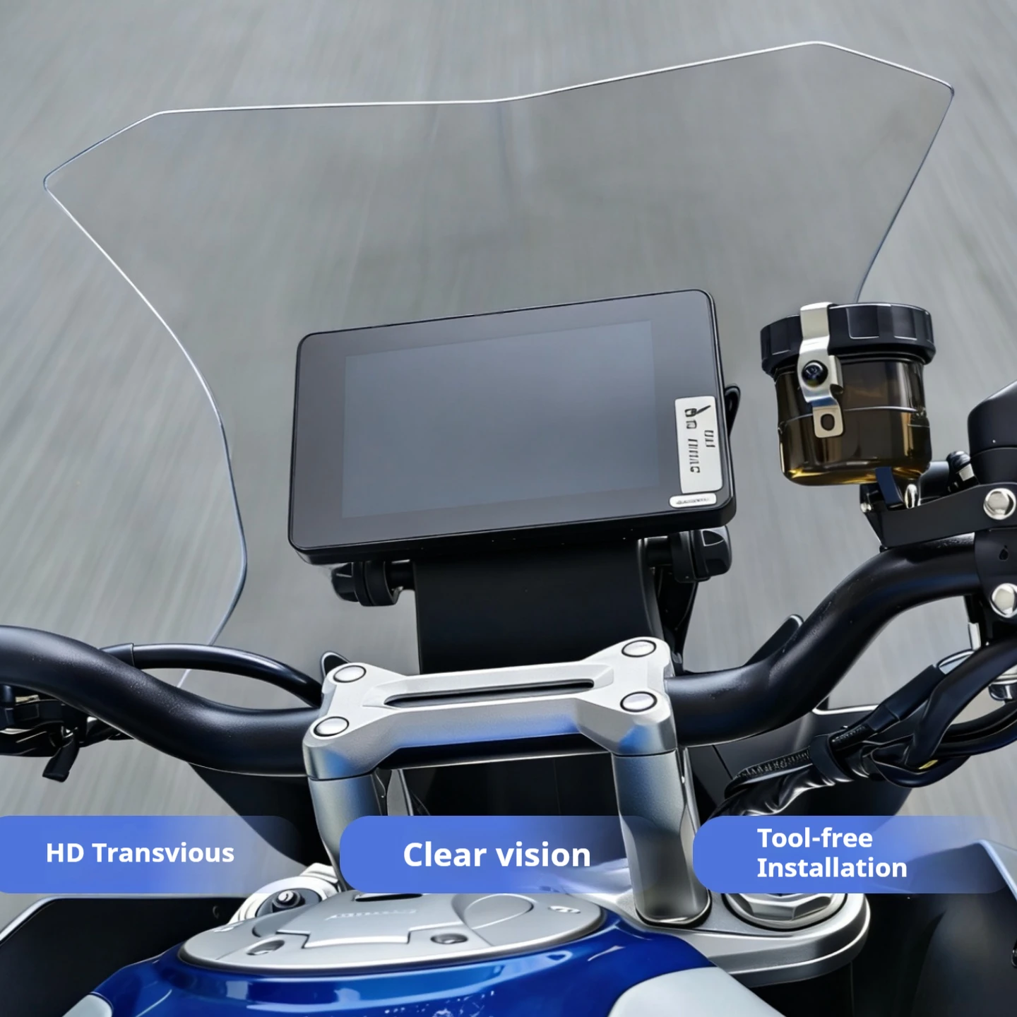 Motorcycle Windshield FOR Zontes 703T accesorios moto GS Style Windscreen Front Wind Deflector Heightened 52-57cm Modified Part