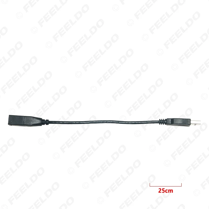 5Pcs Car Radio 2.0 USB Port Wiring Cable Adapter for Toyota Camry Verso Mazda Lexus GS350 Audio USB Cable view 3