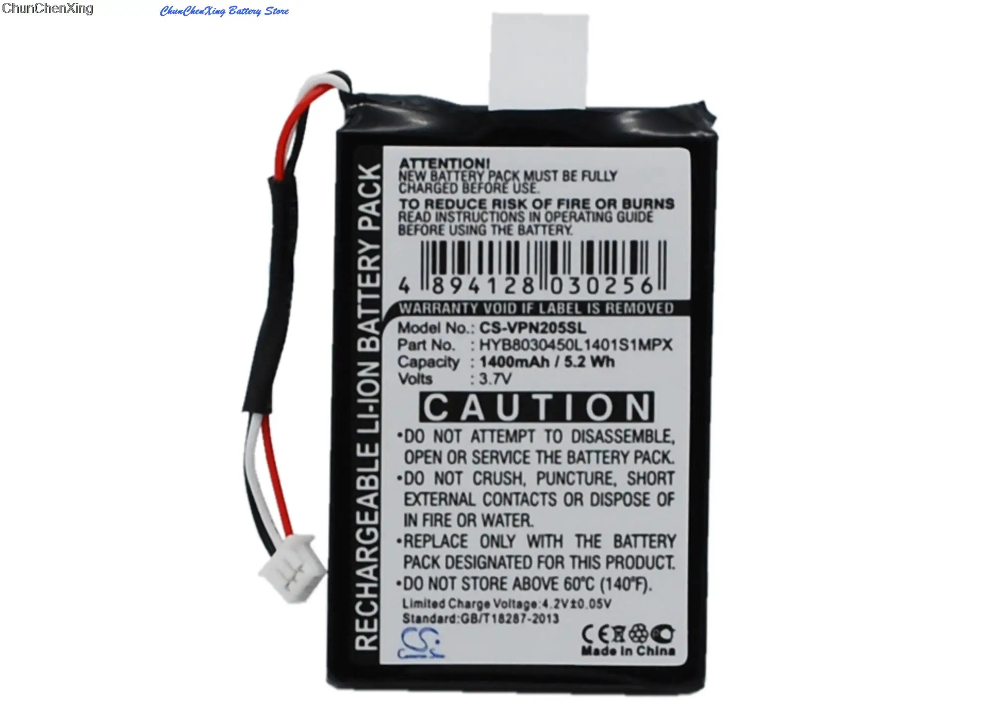 Cameron Sino 1400mAh Battery HYB8030450L1401S1MPX for VDO Dayton MA3060, PN1000, PN2050
