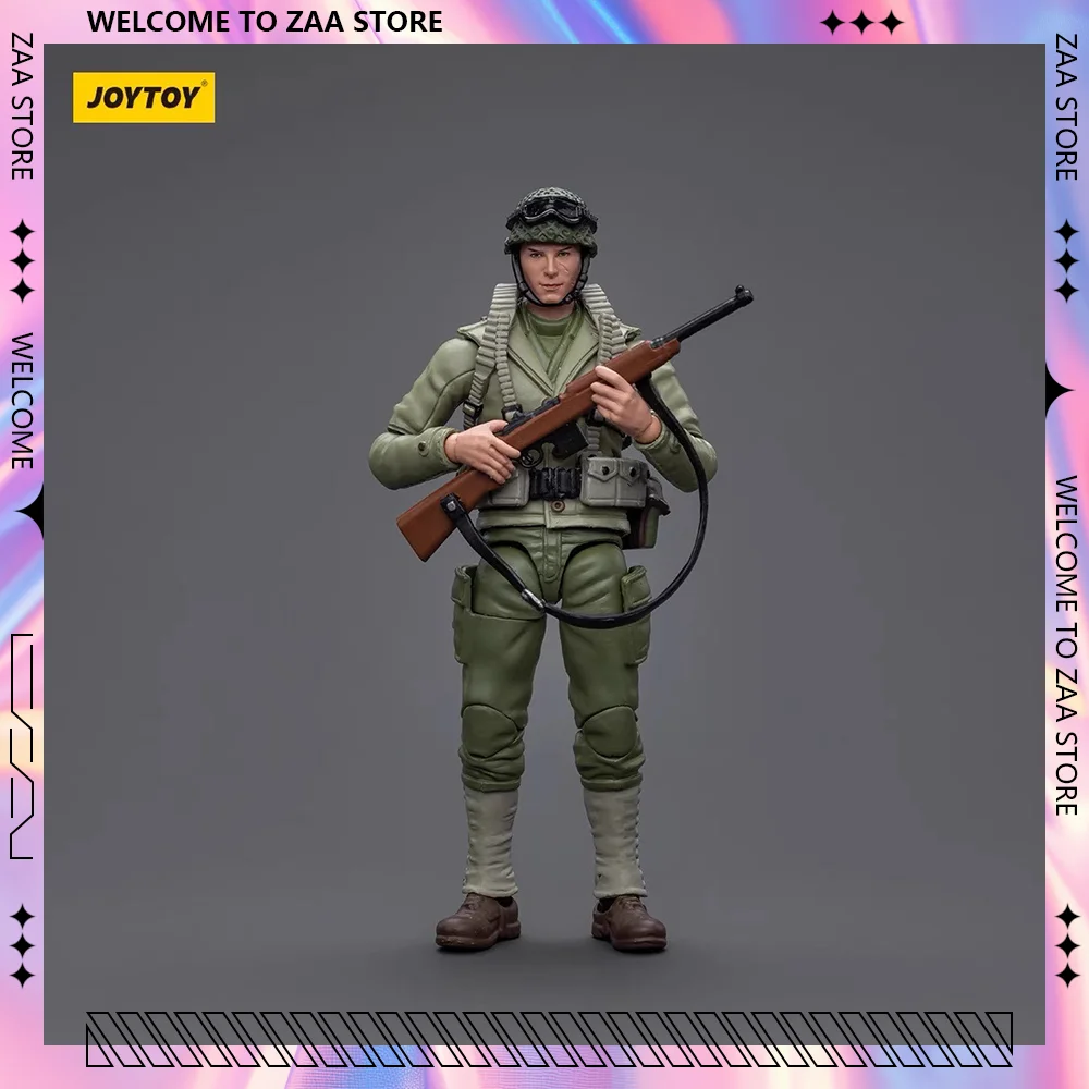 JOYTOY 1/18 Action Figure Hardcore WWII Wehrmacht Soviet Infantry United States Army Re-issue Version Anime Military toy Gift