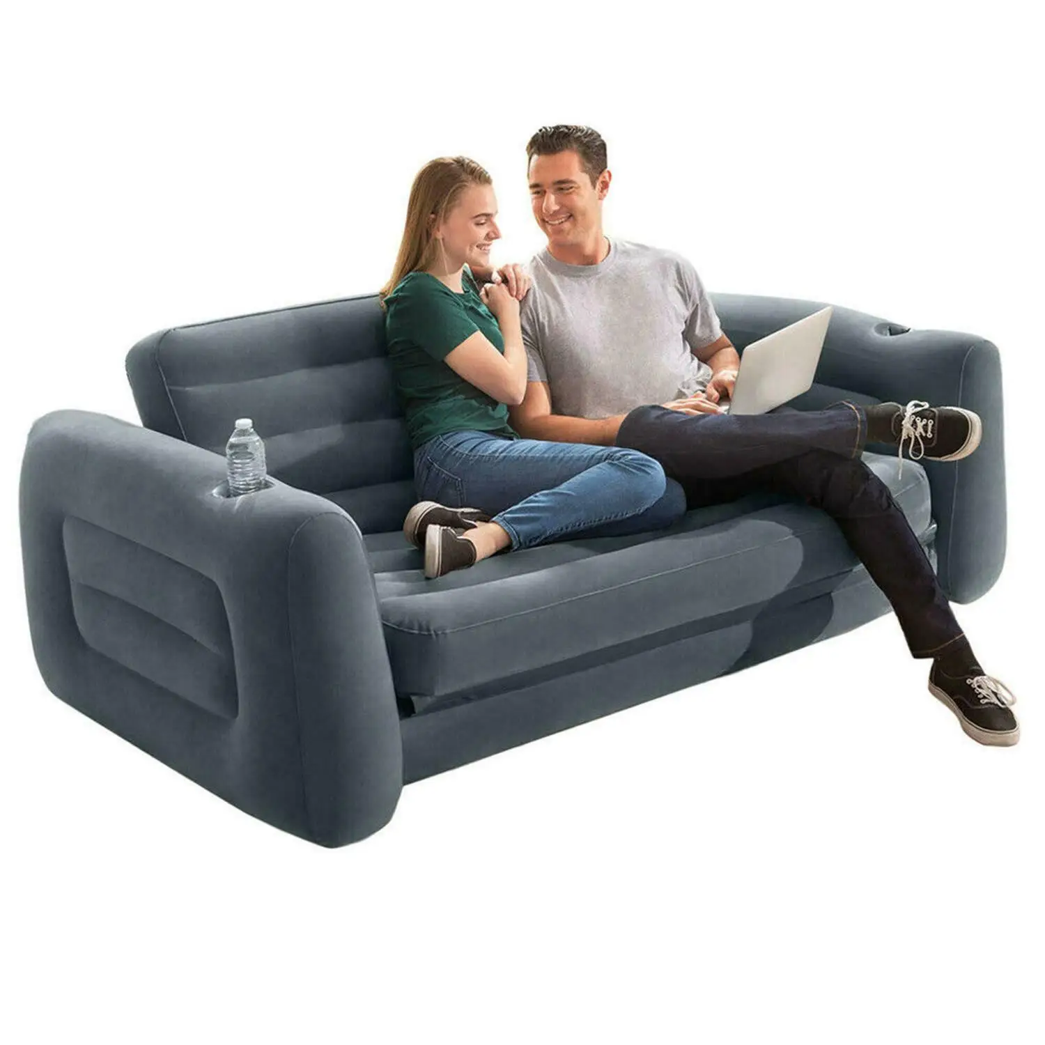 Inflatable Sofas Double for Home Folding Sofa Outdoor Garden Multifunctional Portable Folding Camping Inflatable Sofas Bed Mats