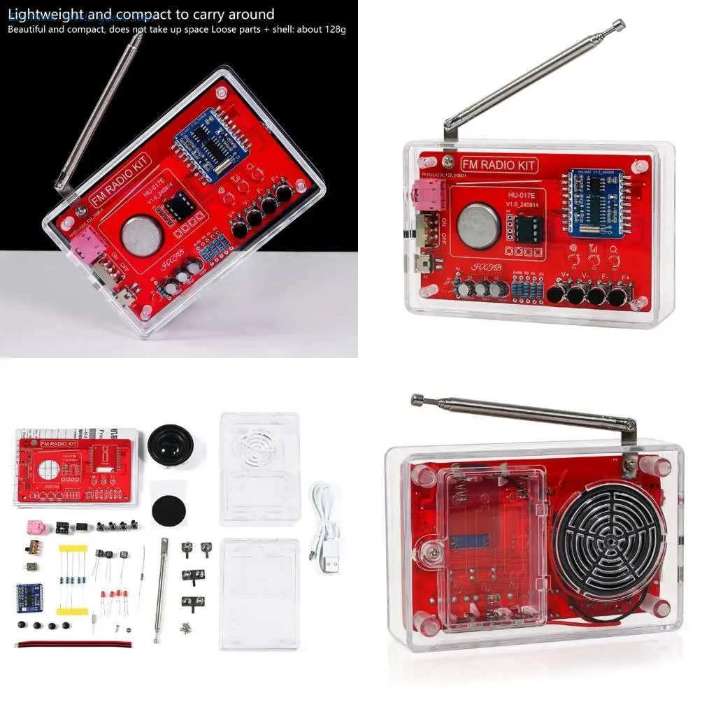

A3PD FM Radio DIY Electronic Soldering Set Radio Module, FM87-108MHz Wireless Receive