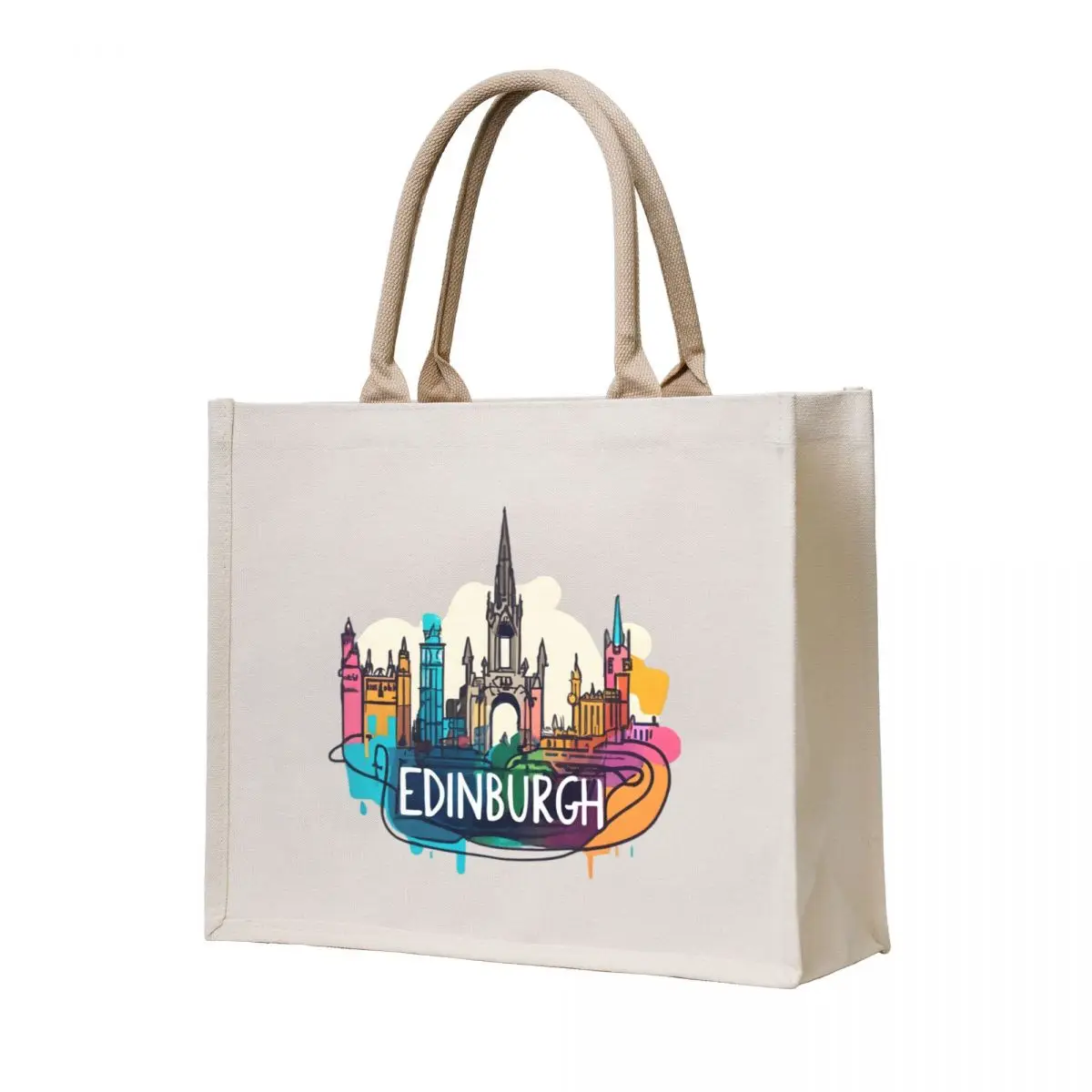 Edinburgh Scottland Tote Bag shopping bag logo female bag Lady bags