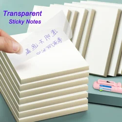 Transparent Clear Sticky Notes Small Big Large Post Memo Pads Post Notepads School Office Stationery Book Annotation Index Tabs