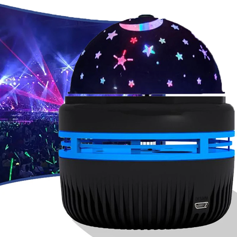 

Starry Sky Projection Night Light USB Galaxy Projector Room Decoration Magic Ball Lamp Without Remote Control Function