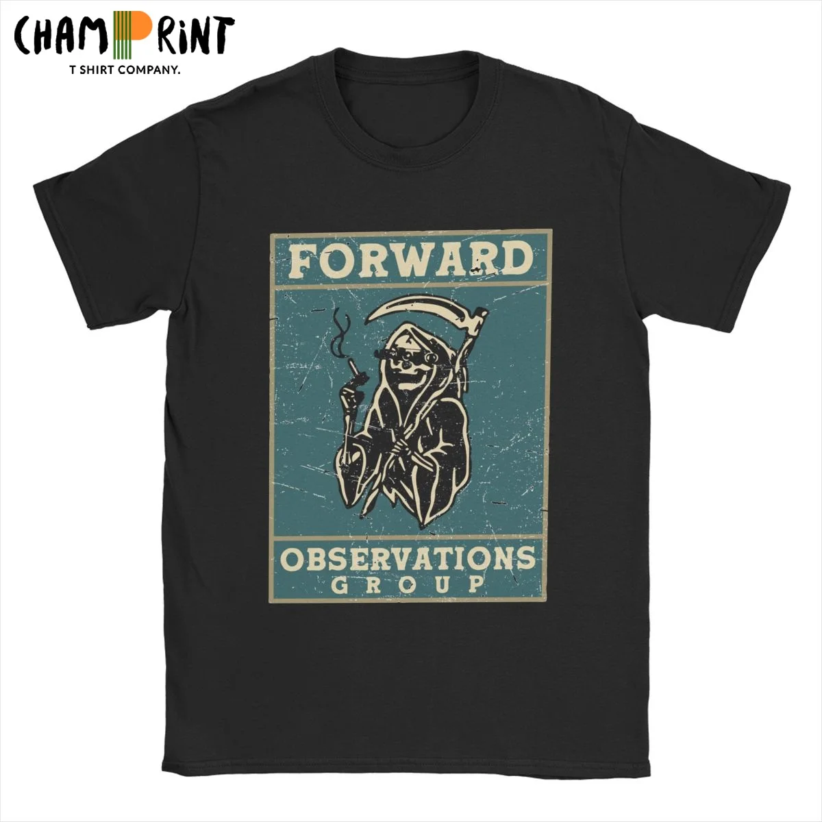 Forward Observations Group Gbrs Men\'s T Shirt Funny Tees Short Sleeve Crew Neck T-Shirts 100% Cotton Plus Size Clothing