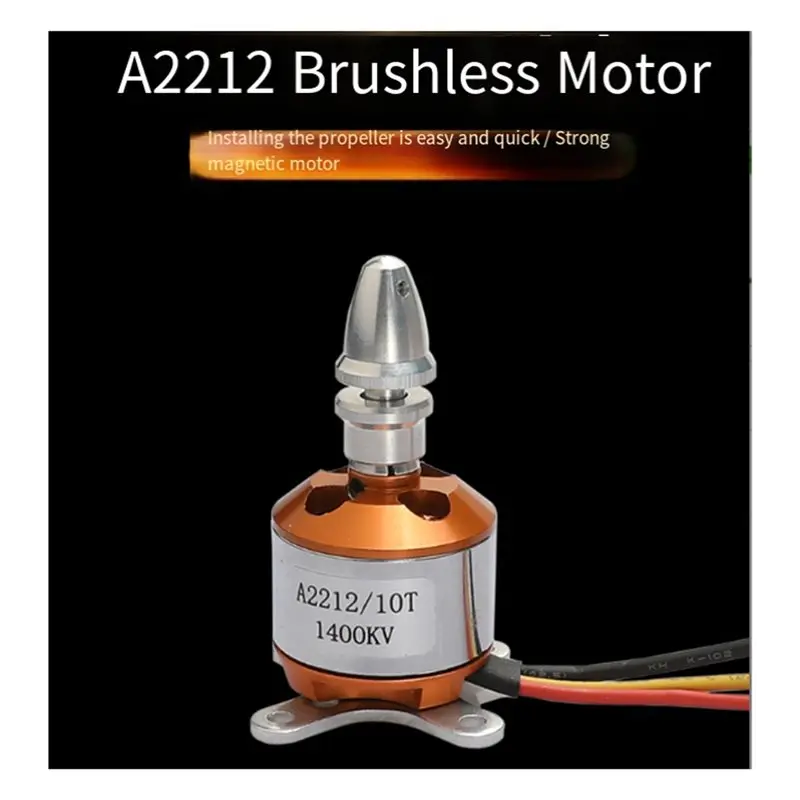 【أكثر ذهبًا! 】لمحرك بدون فرشاة لطائرة RC 2212 1400KV لملحقات محرك خارجي متعدد المروحيات #6