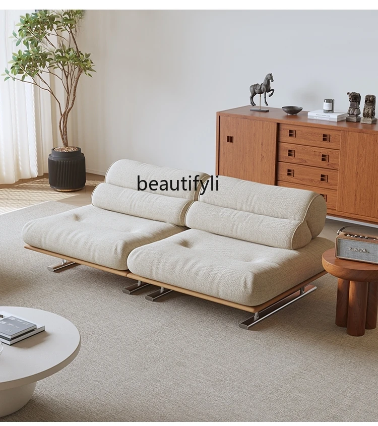 Medieval style, sofa designer lazy high-footed free combination module double-layer heightened backrest sofa