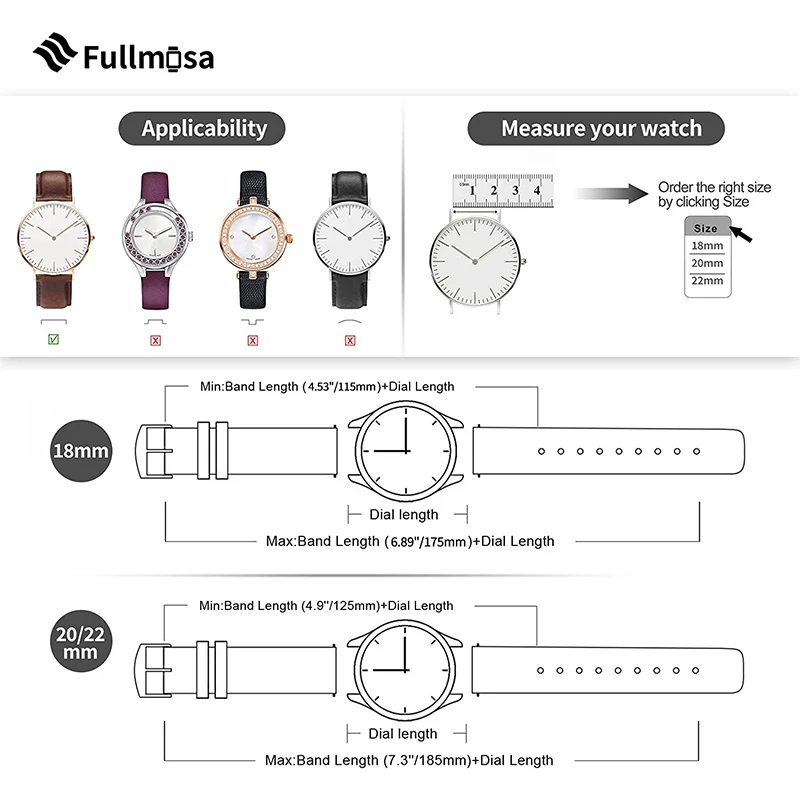 Pasek do zegarka 22mm skórzany silikonowy pasek do zegarka 20mm pasek do zegarka 18mm dla Samsung Galaxy Amazfit Huawei Garmin Xiaomi