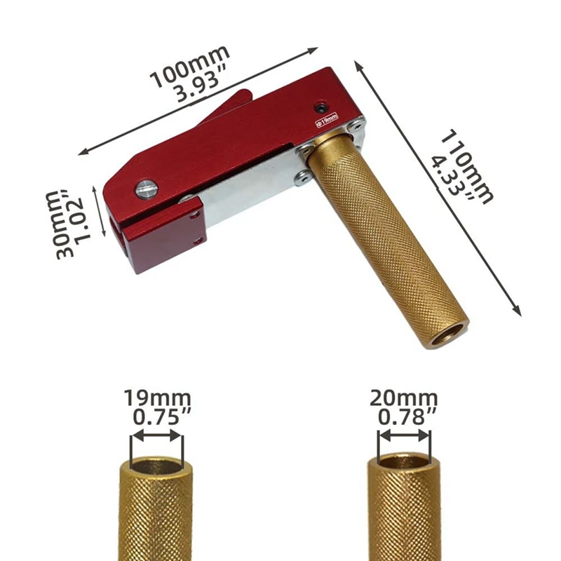 Ottone Fast Fixed Clip Quick Fixture strumento di bloccaggio banchi da lavoro tenere premuto il Kit da banco 20Mm