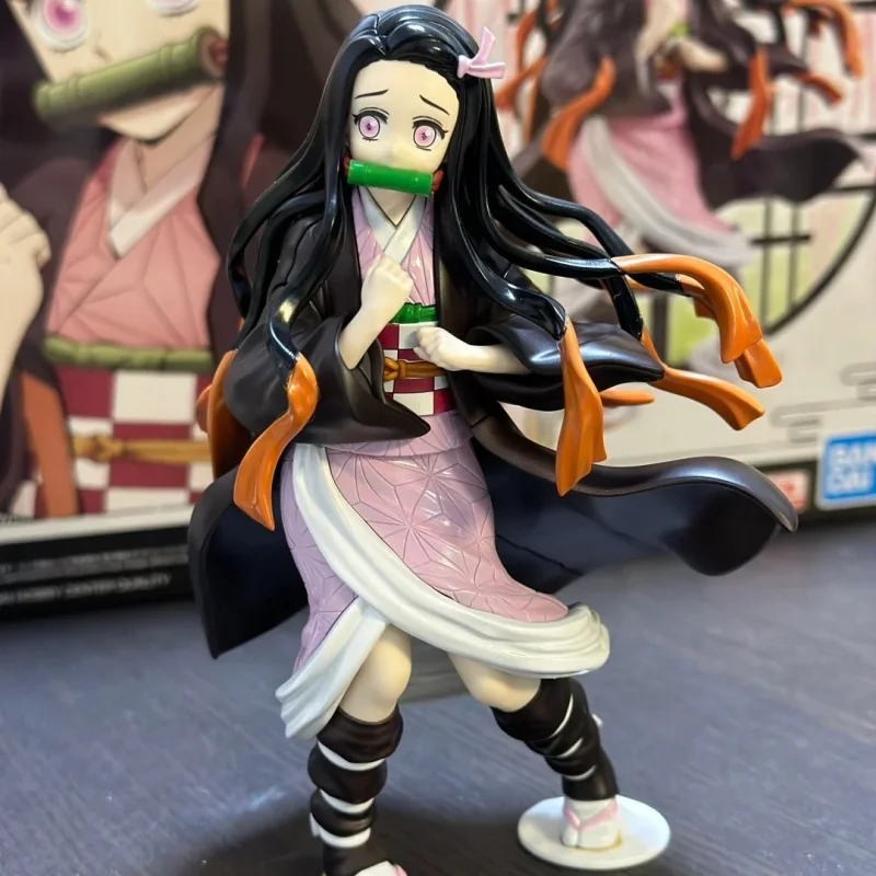 

Новый натуральный Bandai Banpresto Demon Slayer Kamado Nezuko ПВХ сборная модель настольный орнамент коллекционная фигурка игрушка подарок на день рождения