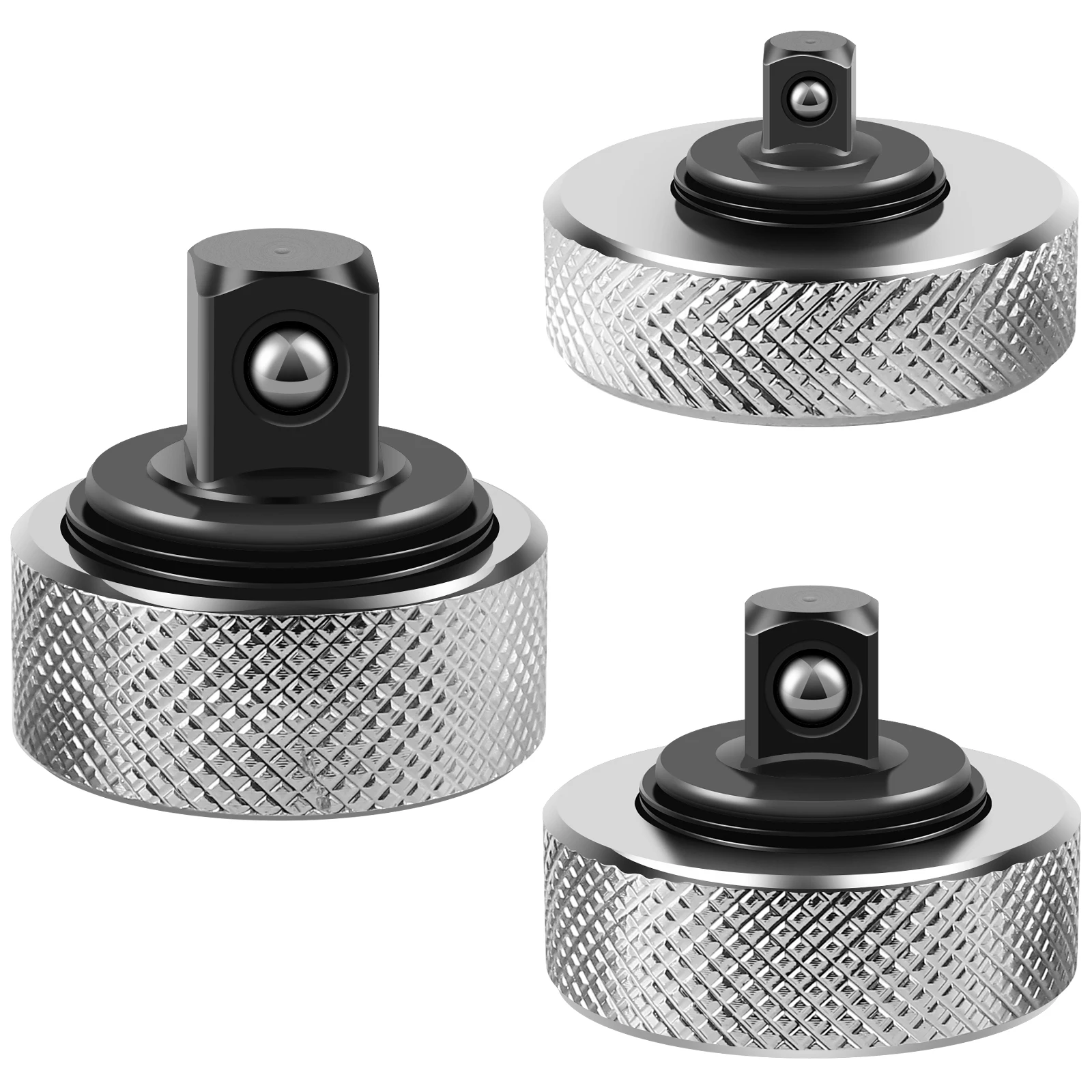 

Набор из 3 маленьких реверсивных трещоточных ключей из углеродистой стали с колесиком для большого пальца, 1/2'', 3/8'', 1/4'', ручной инструмент для авторемонта