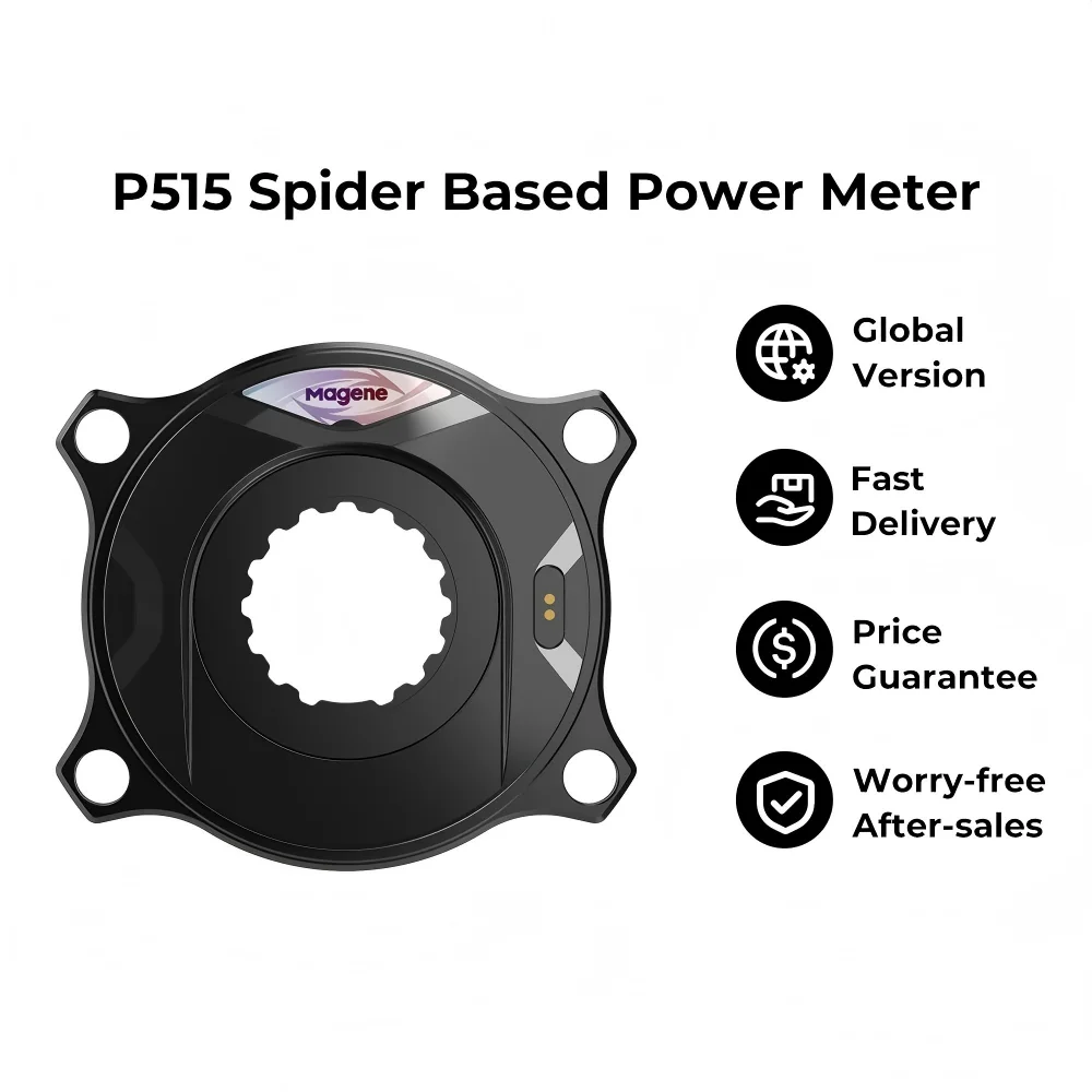 

Датчик мощности Magene P515 Spider на 4 болтах, 110 BCD, 29 мм, ANT+, Bluetooth, для измерения каденса, плавности педалирования и баланса при велоспорте