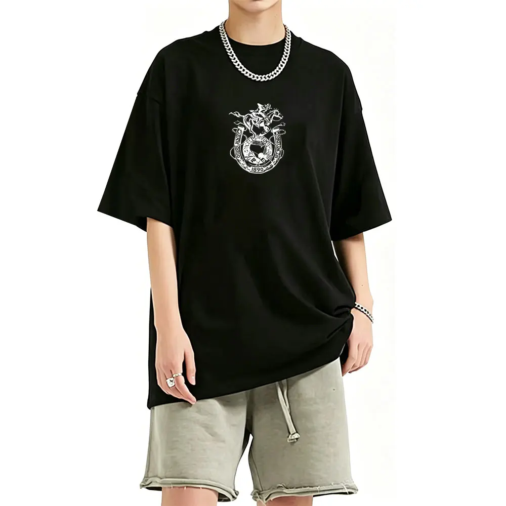 

Anime Jojo's Bizarre Adventure STEEL BALL RUN T Shirt Men Women Manga Casual T-shirt Male Oversized Short Sleeve Tops Streetwear