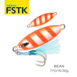 Metal Jig Fishing Lure  Slow pitch Jig  7 15 20 30G Rockfishing Slow Shore metal jig ultra jig  Casting Jigging lure Pesca