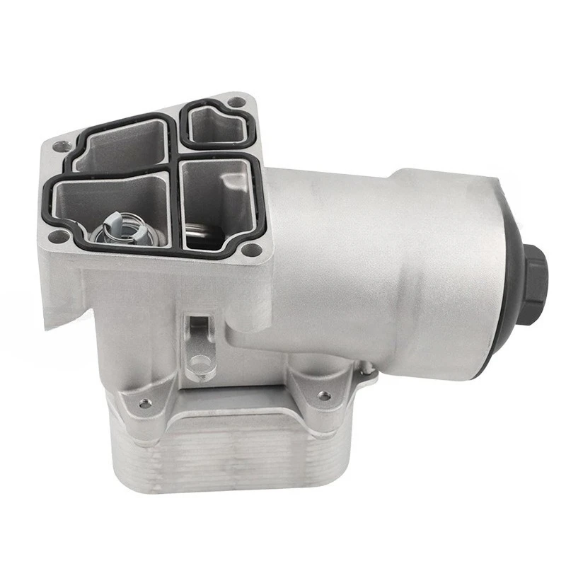 Engine Aluminum Oil Filter Cooler Base Assembly 03L115389C 03L115389H Auto Spare Parts for AD VW