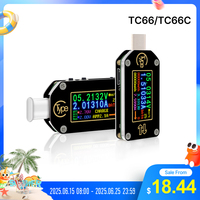 RD TC66/TC66C  Type-C PD trigger  USB-C Voltmeter ammeter voltage 2 way current meter multimeter PD charger battery USB Tester